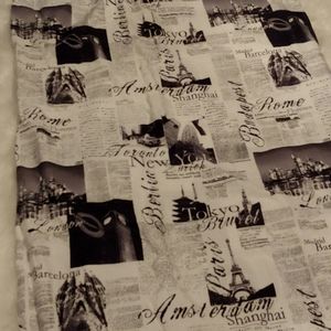 Cities Around the World Shower Curtain